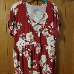 Torrid baby doll super soft criss cross top Sz 1